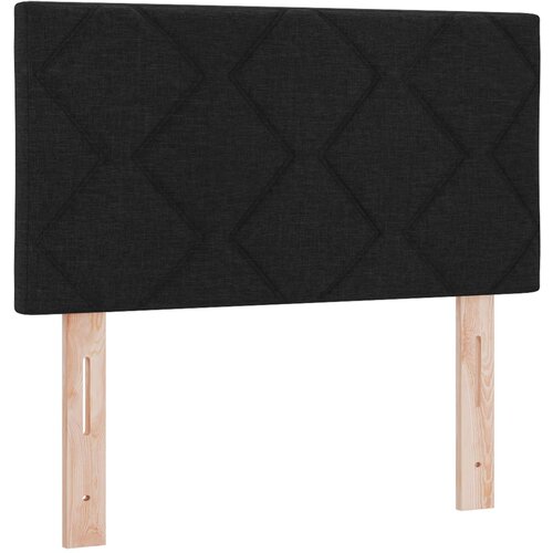  s box springom, madracem i LED-om Crna 120 x 190 cm Slike