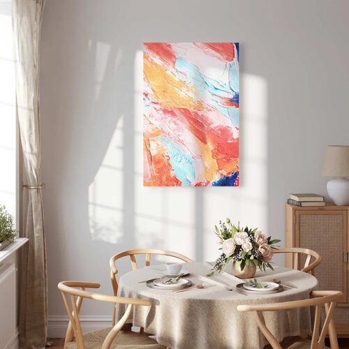  Slika - Spring Shades - A Colorful Mix of Warm and Cool Tones on Canvas 20x30 Slike