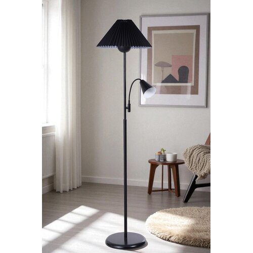 Opviq podna lampa Devin, crna Cene