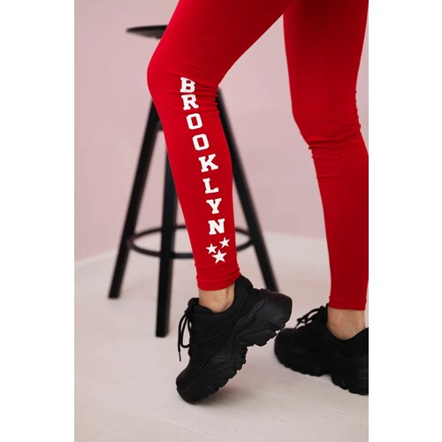 Kesi Brooklyn leggings red Slike