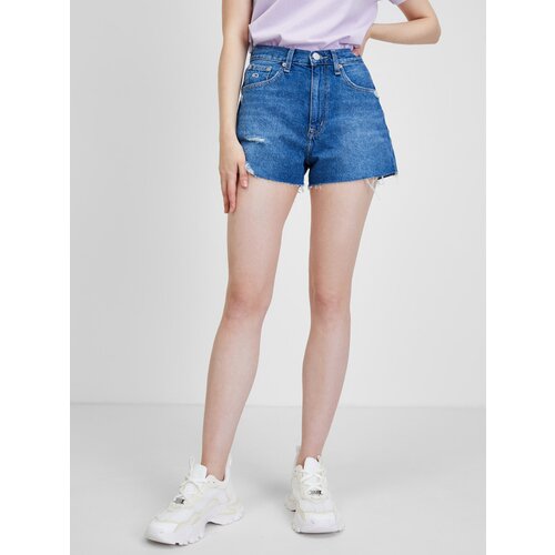 Tommy Jeans Hot Pant Kratke hlače Modra Slike