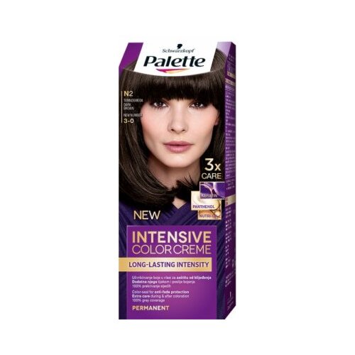 Schwarzkopf Palette Intensive Color Creme trajna boja za kosu nijansa 3-0 N2 Dark Brown Cene