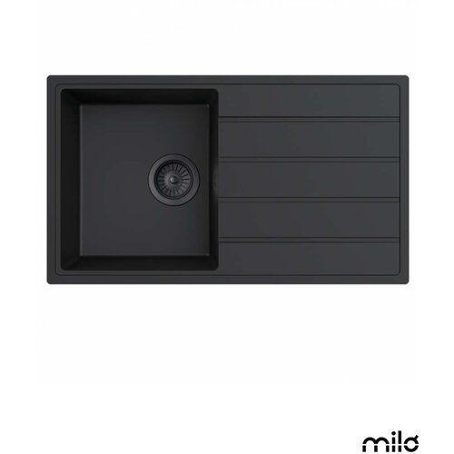 Milo Granitna sudopera Metro 76x44cm Lava stone &oslash;90 Cene