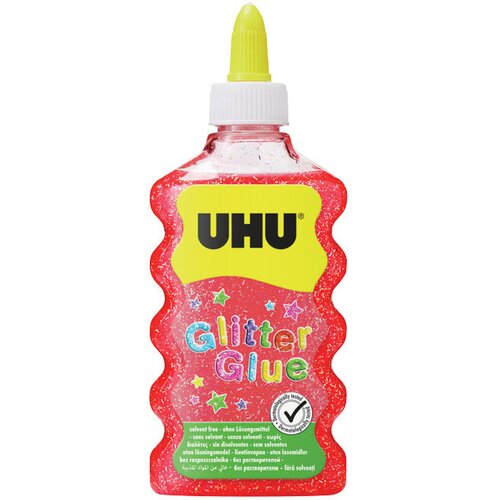  LJEPILO GLITTER GLUE 177ML UHU CRVENO Cene