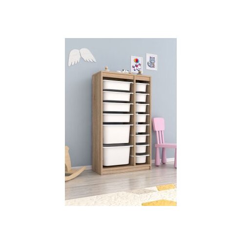 Hanah home vi&amp;scaron;enamenske police montana xs 2D4N8U sonomo white Slike