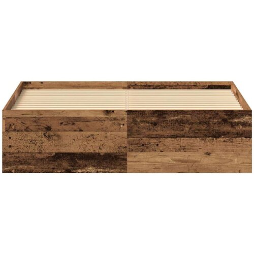  Okvir kreveta bez madraca staro drvo 135x190 cm Slike