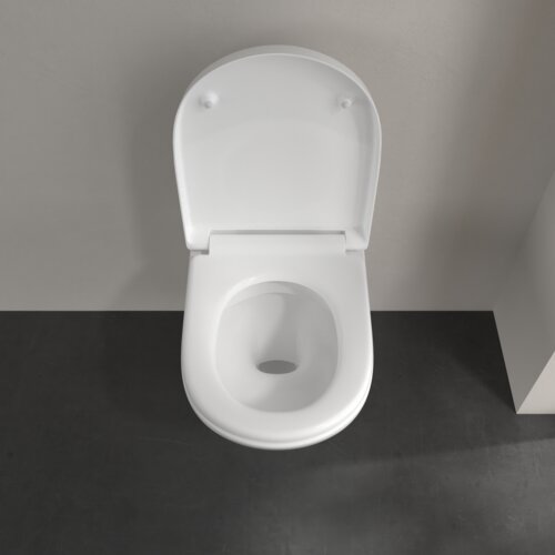 Villeroy &amp;amp; Boch viseča brezrobna WC &amp;scaron;koljka 360x560 O.NOVO Alpin White 5660R001 (brez WC deske) Slike