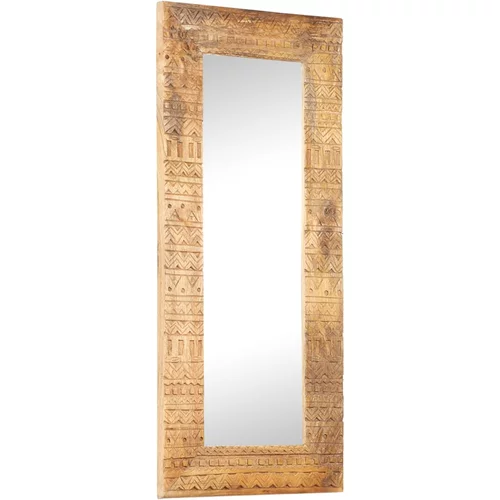  Ručno izrezbareno ogledalo 110 x 50 x 11 cm masivno drvo manga