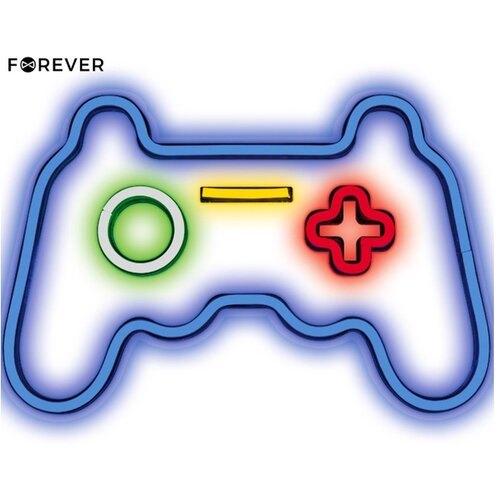 Forever neon LED luč Gamepad, dekorativna, modra, rdeča, zel Cene
