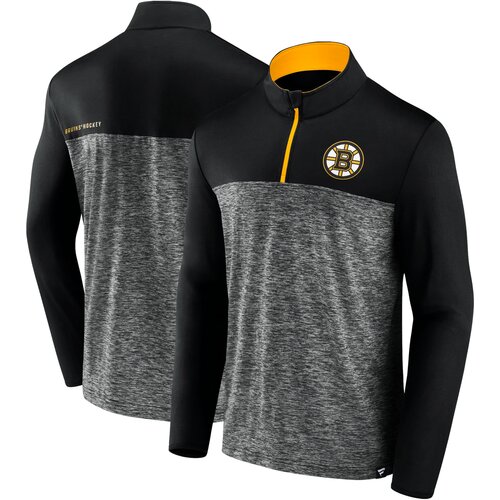 Fanatics Men's Mens Iconic Defender 1/4 Zip Boston Bruins Sweatshirt Slike