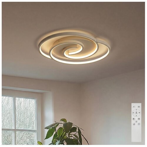 Brilagi LED prigu&scaron;iva plafonska svetiljka VELO LED/70W/230V 38x47,8 cm bež + daljinski upravljač Cene