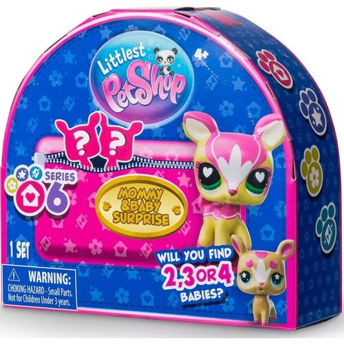 Mga Entertainment Littlest Pet Shop Presenečenje mama in dojenček figura set 6. serija 1 kos Cene
