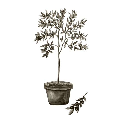 Venture Home poster Olive 30 × 40 cm, zeleni Cene