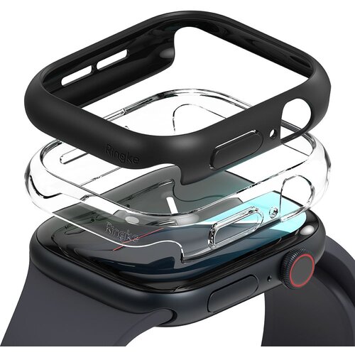 Ringke slim 2-PACK za apple watch 10 (46 mm) etui prozorno črno, (21969570) Cene