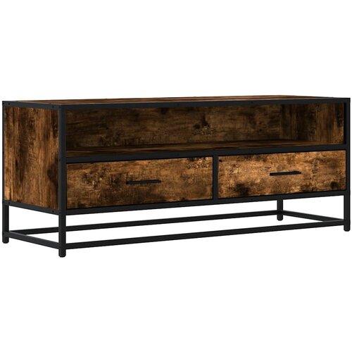 vidaXL ormarić boja dimljenog hrasta 100x34 5x40 cm konstruirano Cijene
