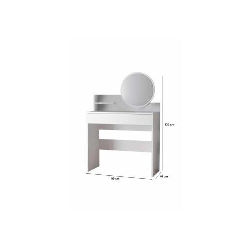 Hanah home sto za &amp;scaron;minkanje harmony mini round white Slike