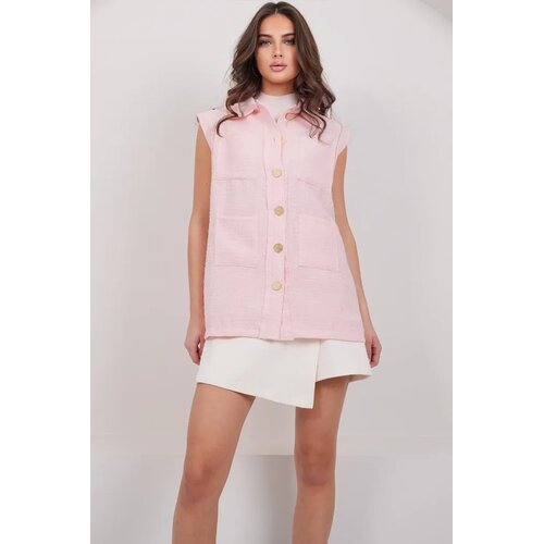 Trend Alacati Stili Ženski prsluk Alc-X14980, Roze Cene