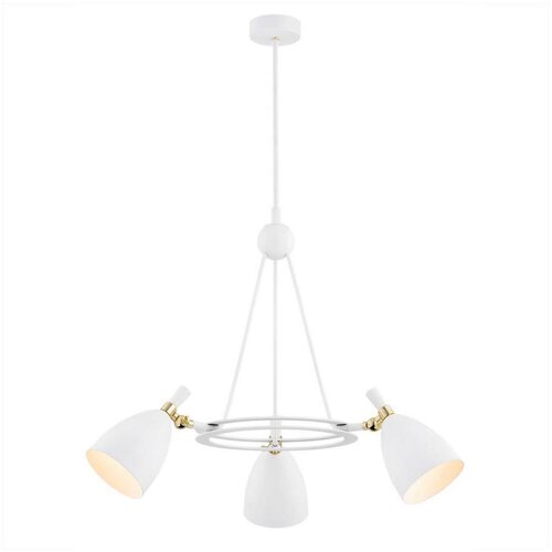  Argon 6148 - Luster na šipci CHARLOTTE 3xE27/15W/230V bela/zlatna Cene