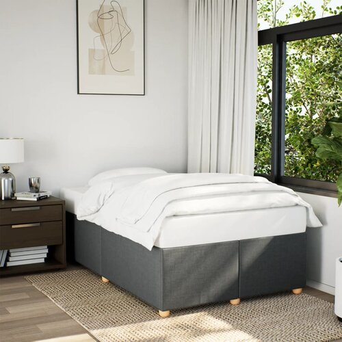 Furnova Posteljni okvir brez vzmetnice temno siva 120x190 cm blago, (21940494) Slike