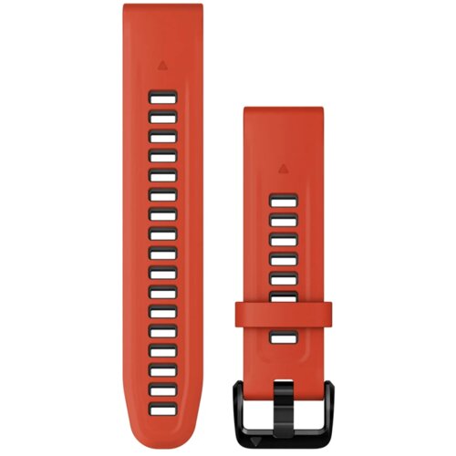 Garmin QuickFit 20 remen za sat, silikon plameno crvene/tamnosive boje Cijene
