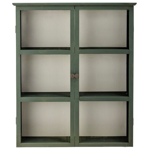 Bloomingville Siva viseća vitrina od masivne jele 85x100x25 cm Tone &amp;ndash; Slike