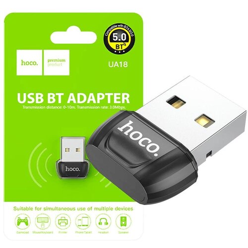 Hoco Adapter USB to Bluetooth v5.0, UA18, Crni Cijene