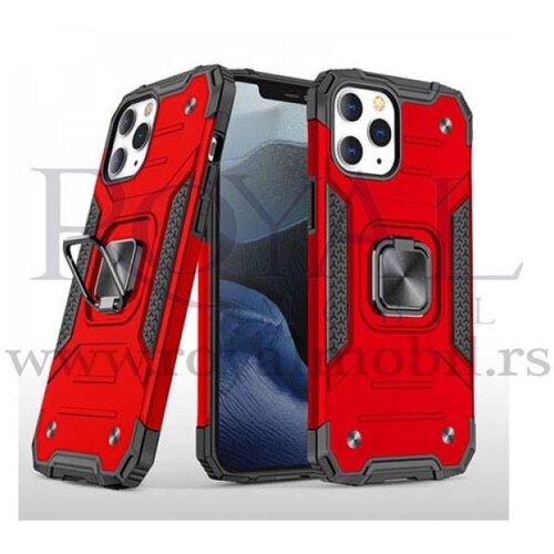  futrola hard sa prstenom za samsung A025 / A037 galaxy A02S / A03S crvena Slike