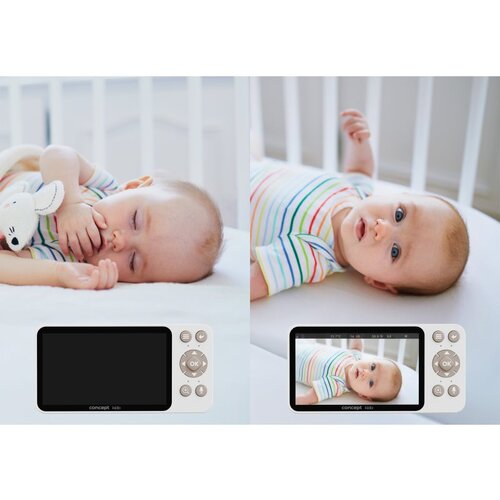 Copen KIDO KD5010 Digitalni video monitor za bebe s LED pozadinskim osvjetljenjem 1 kom Slike