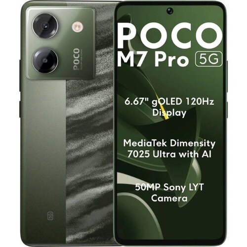 Xiaomi Poco M7 Pro 5G Dual Sim 8GB RAM 256GB green Slike