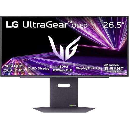 LG 27&rdquo; QHD OLED UltraGear MonRGB, Dual-Mode,2560&times;1440,480Hz1300cd, 0.03ms, DP, 2xHDMI, 2xUSB Cijene