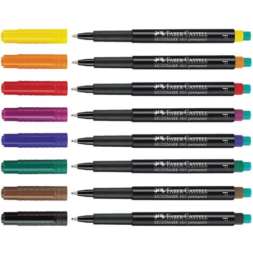  permanentni 0,6mm multimark faber castell 151309/8barv Slike
