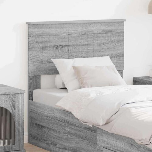  Uzglavlje s uzglavljem Siva Sonoma 80 cm Konstruirano drvo Cijene
