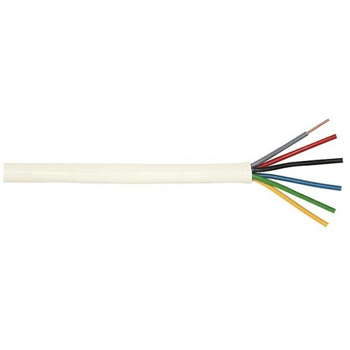 Kabel za zvono po dužnom metru (YR 6 x 0,8, Bijele boje, 6) Slike