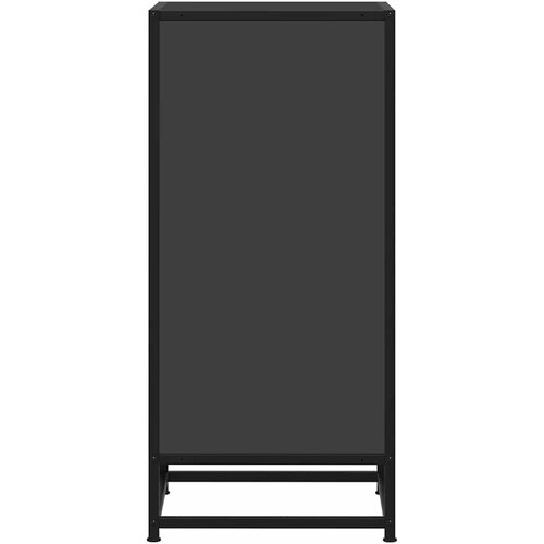  Komoda crna 35,5 x 35 x 76 cm konstruirano drvo i metal Slike