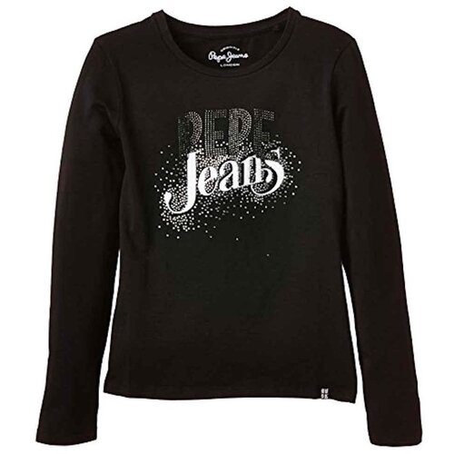 PepeJeans Majice s kratkimi rokavi PG500698 Črna Cene