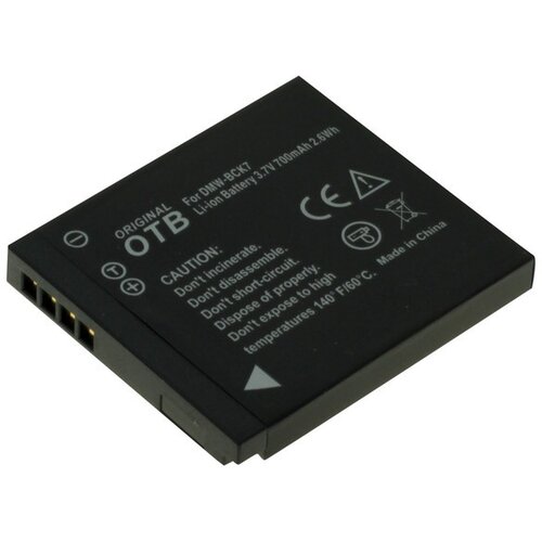 OTB baterija DMW-BCK7 za panasonic lumix DMC-FS16 / DMC-FT20 / DMC-SZ1, 700 mah kompatibilnost s originalnom baterijom Cijene