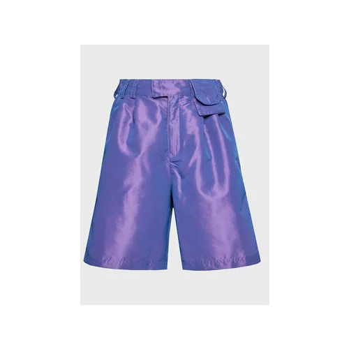 Reebok Kratke hlače iz tkanine NAO SERATI HN9115 Vijolična Relaxed Fit