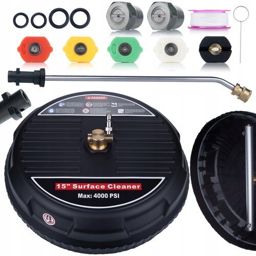 Rosfix SET KRTAČA T-RACER 15" ZA TLAKOVNI ČISTILNIK &ndash; 160 BAR, 1/4" PRIKLJUČEK, 450&ndash;650 L/H, 60&deg;C, (5000036466) Cene