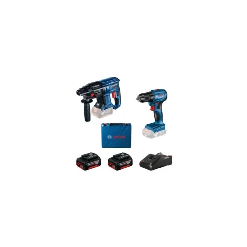 Bosch set bušilica GBH 180-Li + bušilica odvijač GSR 185-LI 2 x 4.0 Ah 0615990N20