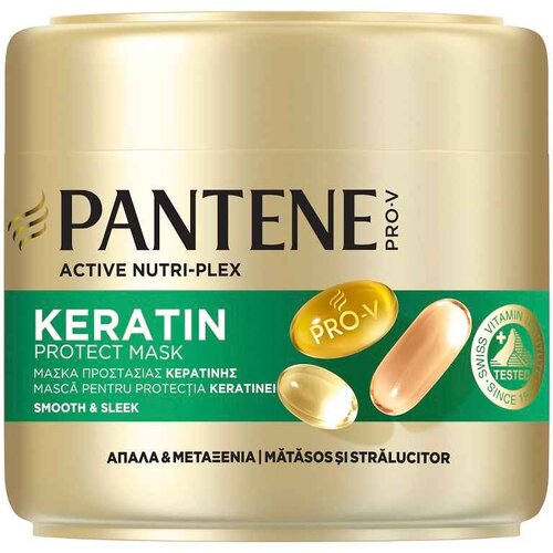 Pantene Pro-V Smooth & Sleek Keratin Protect maska, 300ml Cene