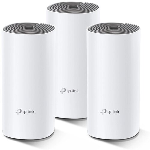Lan Router TP-Link DECO E4(3-PACK) AC1200Mbp/s Dual-Band Mesh Wi-Fi System Cene