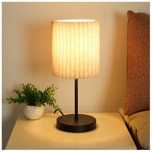  Brilagi - Stona lampa NORDIC WAVE 1xE27/15W/230V lan/crna Cene