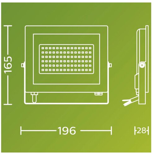 Philips 929004642001 lois reflektor crni 50w 30k hv ( 21497 ) Slike