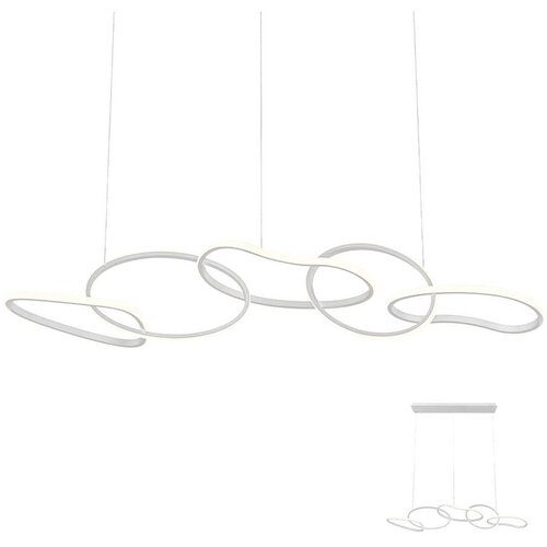  Redo 01-2597 - LED prigušiva luster na sajli BIAS LED/108,6W/230V 3000K bela Cene