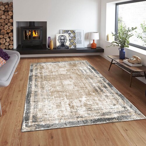 Conceptum Hypnose tepih CG_60, pravougaoni, 80x140 cm, sivo-braon Cene