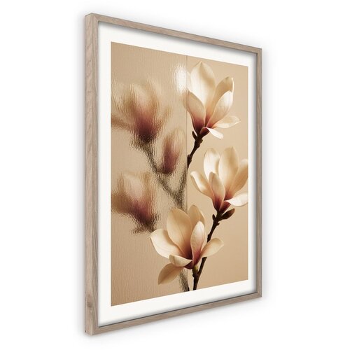 Styler Tiskana slika z okvirjem 50x70 cm Soft Magnolia &amp;ndash; Slike