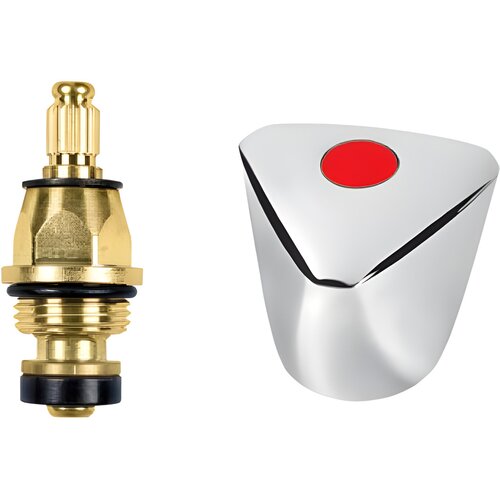 Rosan gornji deo 3/8"-sa ruč., crvena-plast.hrom PGDK38C Cene