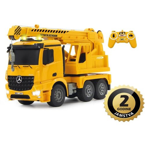JAMARA kamion na daljinsko upravljanje kran Mercedes-Benz Arocs, žuti 1:20 Cene