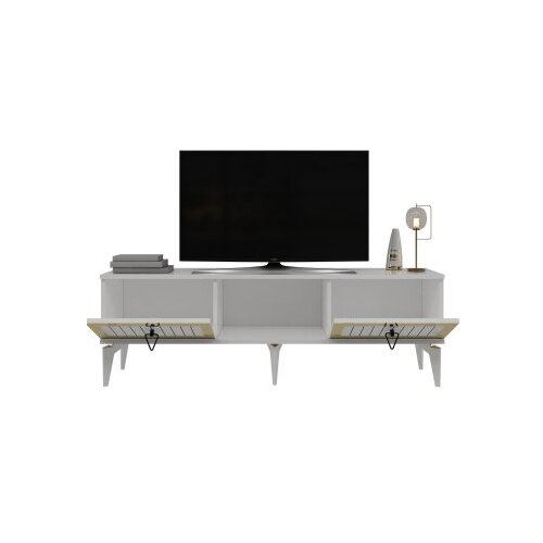 Hanah home tv polica linda white gold Slike