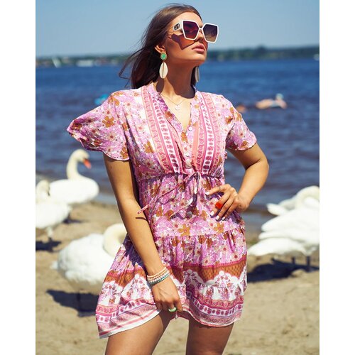 Resti Summer pink women's short dress Cijene